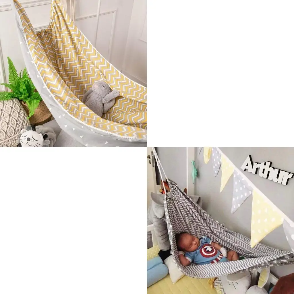 

Детский гамак, качели, подвесная корзина для дома и улицы, детская сумка из хлопчатобумажной ткани, стул, украшения для детской