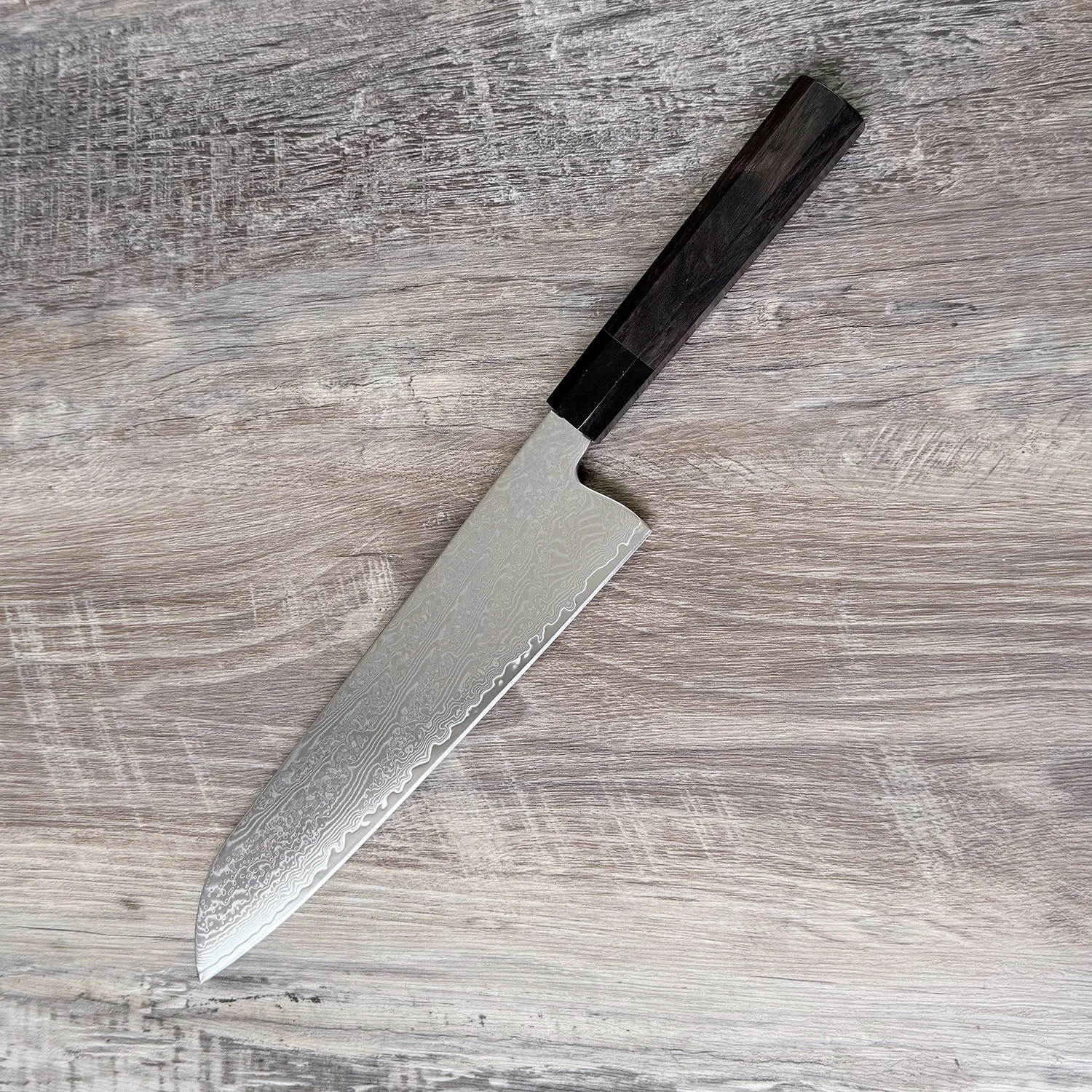 Chef Knife 67-layers Damascus VG-10 Steel Blade Ebony & Ox Horn Handle Cleaver Sashimi Slicing Sushi Gyutou Kitchen Sharp Knife