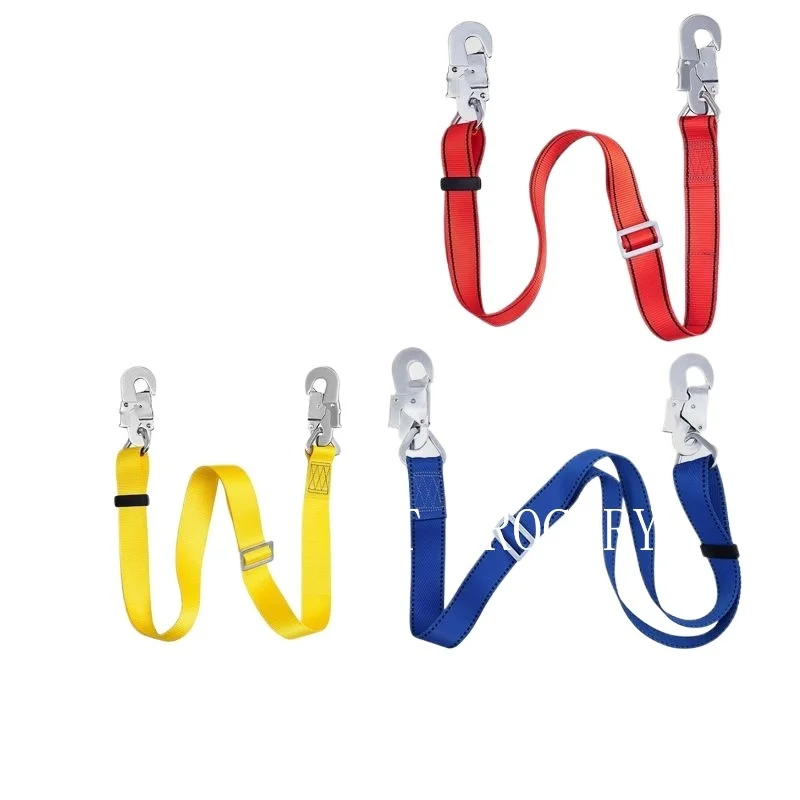 44MM Adjustable Pole Belt Heavy Duty Anti-Fall Safety Belt Harness Wear-Resistant Non-Slip Buckle Strap for Aerial Work