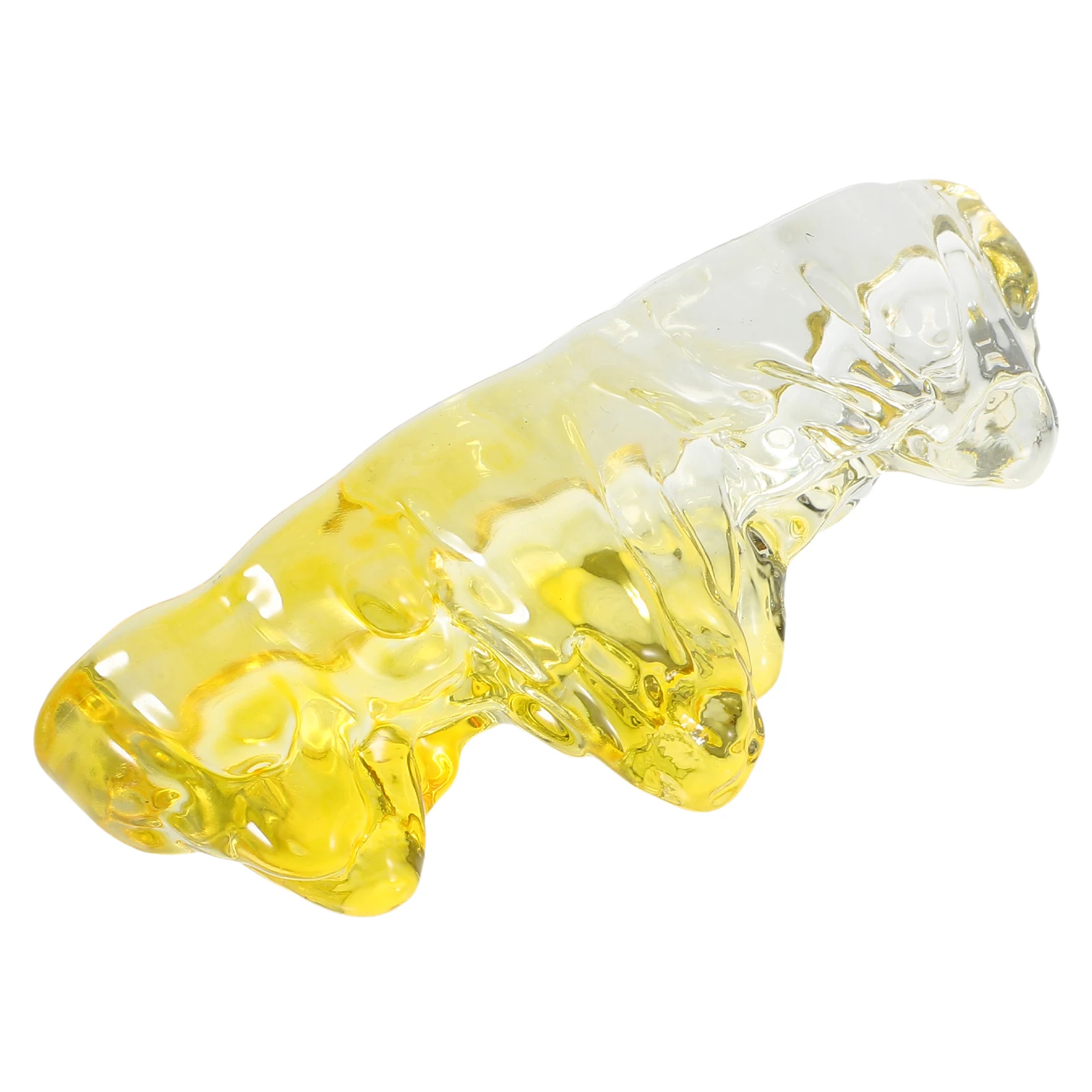 

Unique Glass Calligraphy Brush Holder Mountain Design Chinese Calligraphy Supplies and Resistant to Deformation