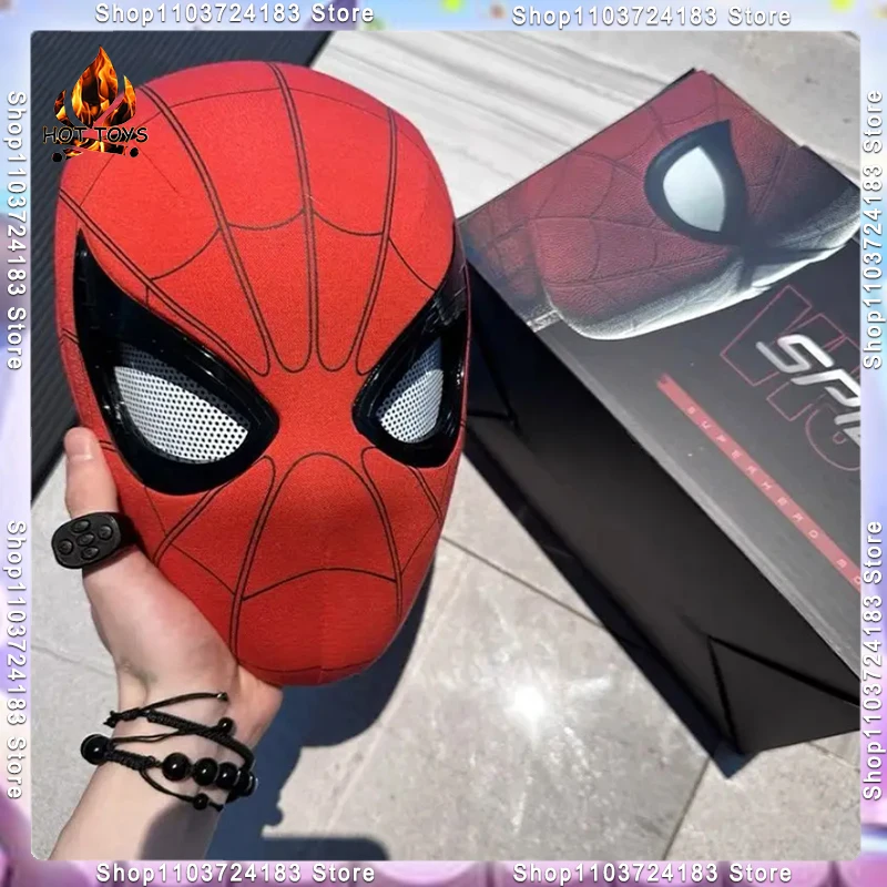 

Spider-Man:No Way Home Spider Man Mask Luxury Helmet Remote Eyes Movable Mask Cosplay Mask Model Decoration Kids Halloween Gifts