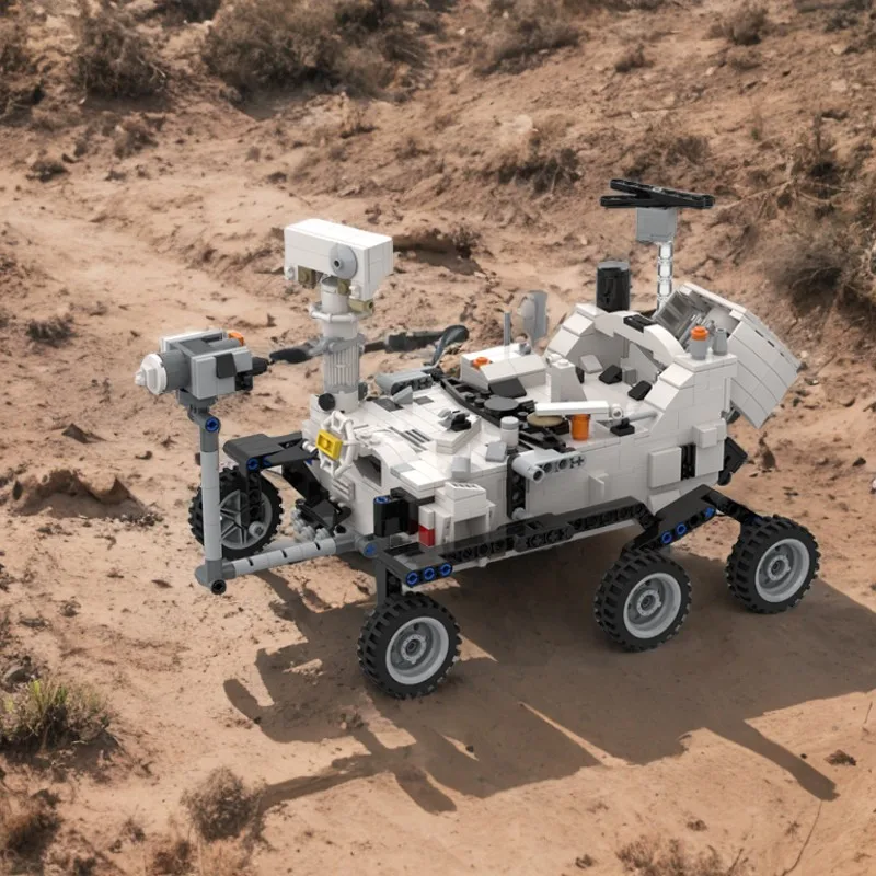 670pcs MOC Perseverance Mars Rover & Ingenuity Helicopter - NASAS Creator Creator Expert Model Building Blocks Christmas Gift 3D