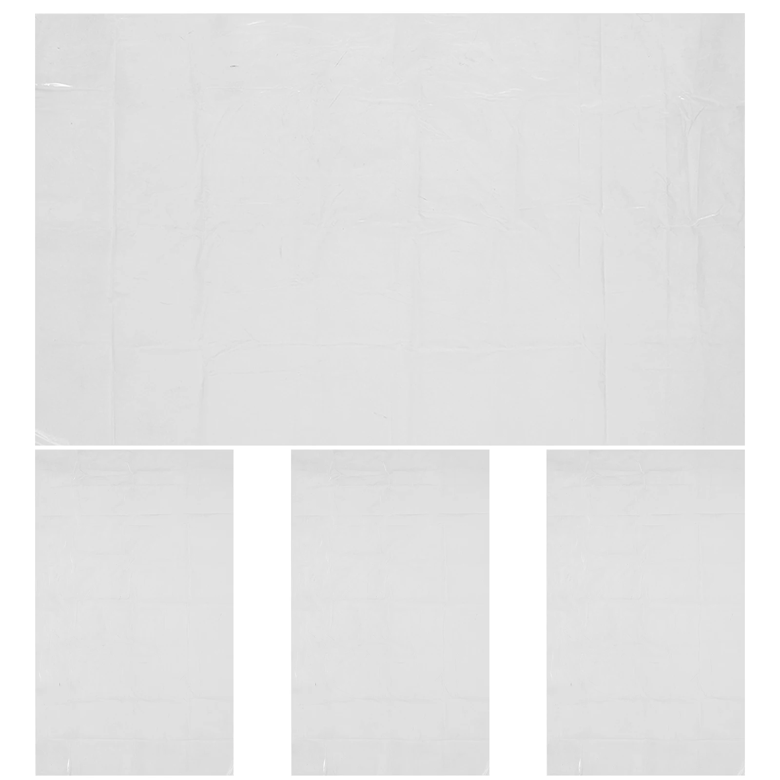 

4 Pcs Large Clear Plastic Storage Bags 40x60 Inches Reusable Extra Luggage Furniture Dust Proof Foldable Travel