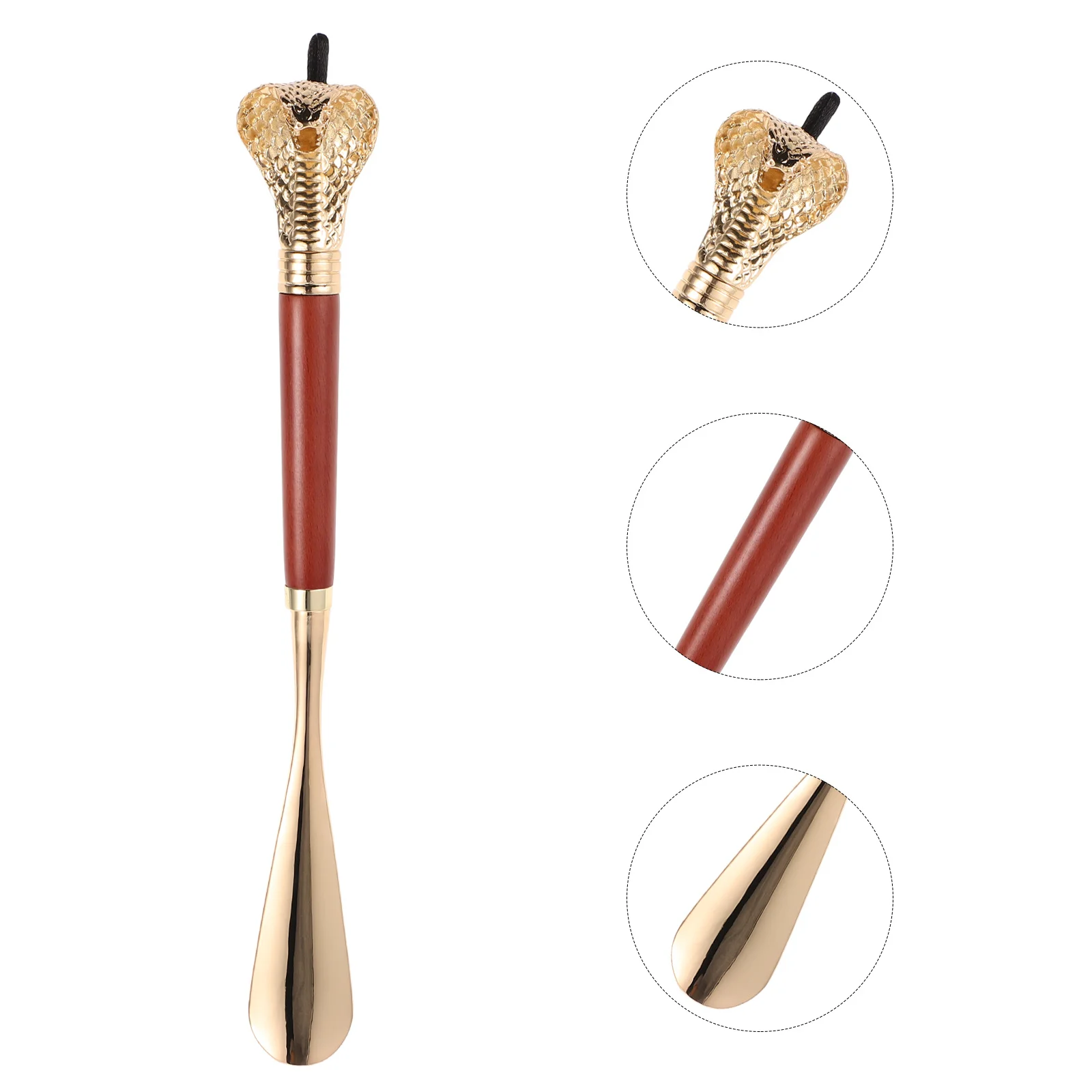 

Snake Head Long Handle Zinc Shoehorns For Seniors Long Reach Metal Alloy Durable Smooth Ultra Design Travel Helper Horns Seniors