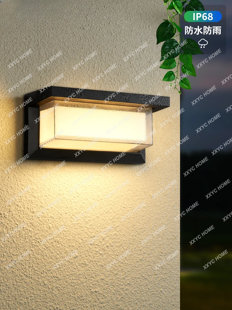 

Human Body Induction Waterproof Led Balcony Aisle Upgrade Super Bright Wall Outdoor Courtyard Terrace Wall Lamp