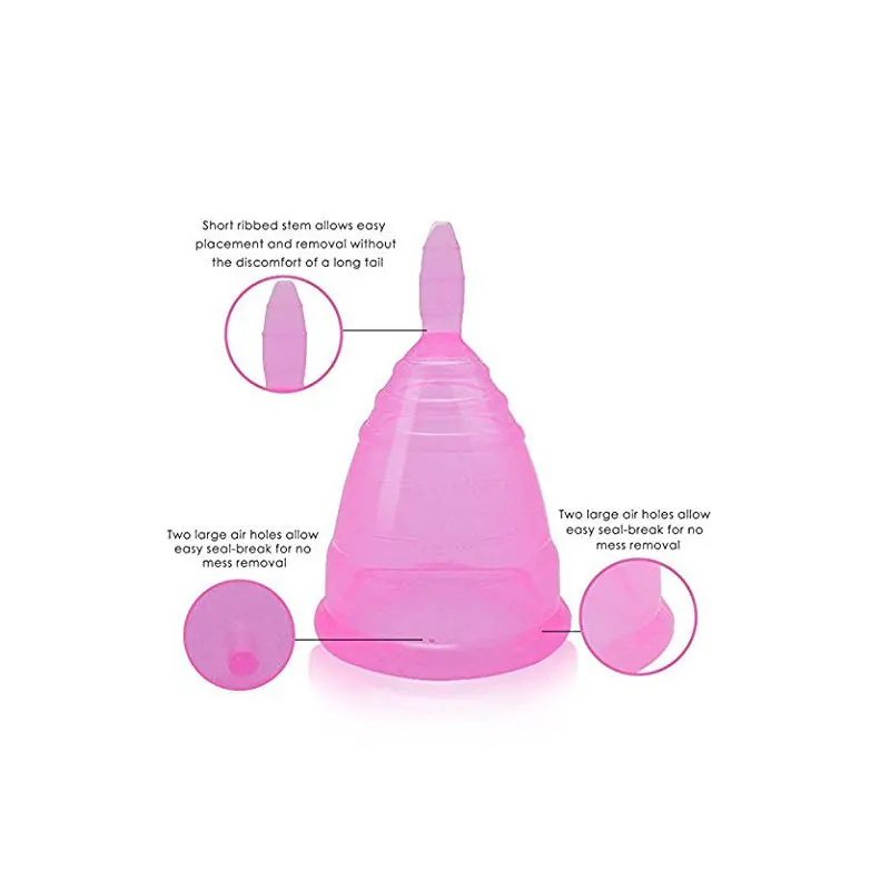 ReusableCup Menstrual Cups Menstruation Bowl Mentrual Silicon Period Products Silicone Women\'s Hygiene Health менструальная чаша