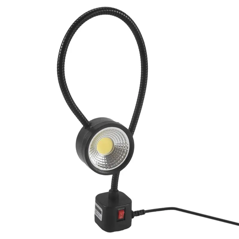 B50C LED Work Light Magnetic Base Flexible Gooseneck Lamp 220V 5W For Lathe Milling Drill Press Industrial Lighting, Eu Plug