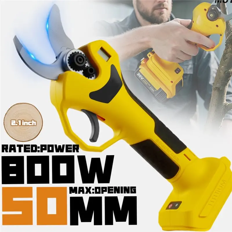 AB11-Garden Tools Brushless Electric Scissor Trimmer 30Mm Cutting Electric Pruning Shears For 20V Battery Powered Pins