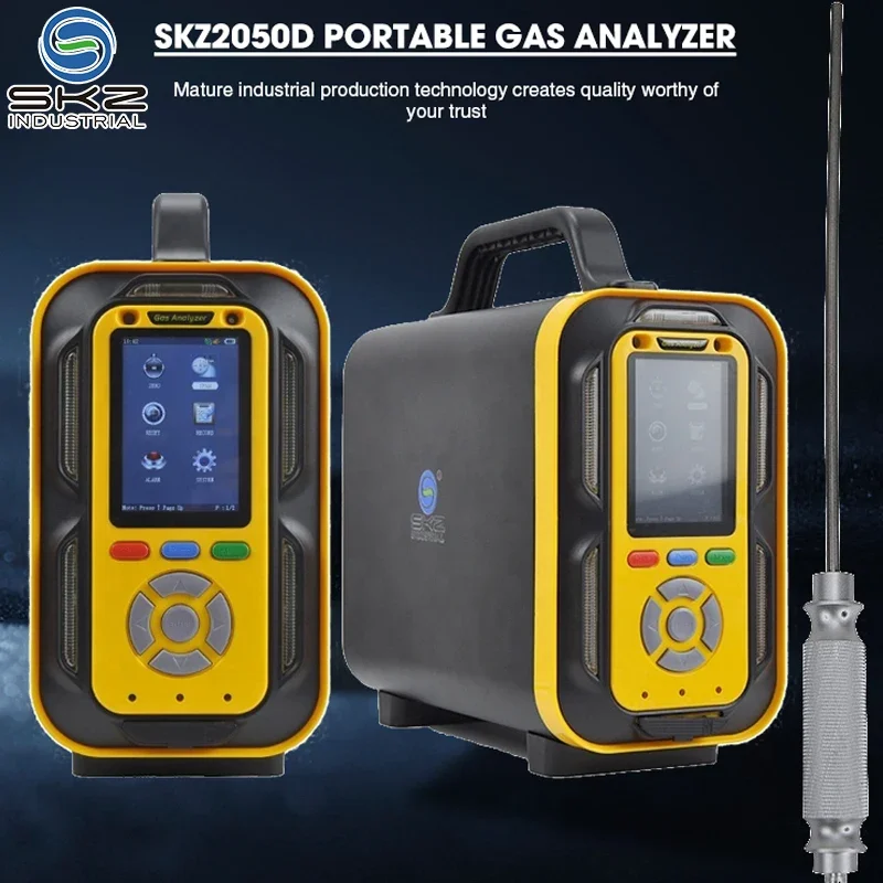 SKZ2050D Portable Explosion-proof Automotive Exhaust 24 In 1 Multi Gas Analyzer Of Laboratory Instruments