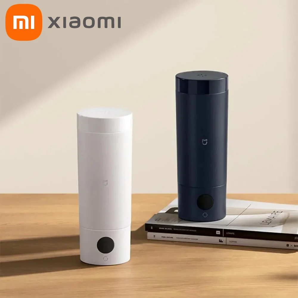 Xiaomi Mijia Portable Electric Heating Cup 2 Temperature LED Thermos 316 Stainless Steel Boiling Cup Kettle For Travel Coffee