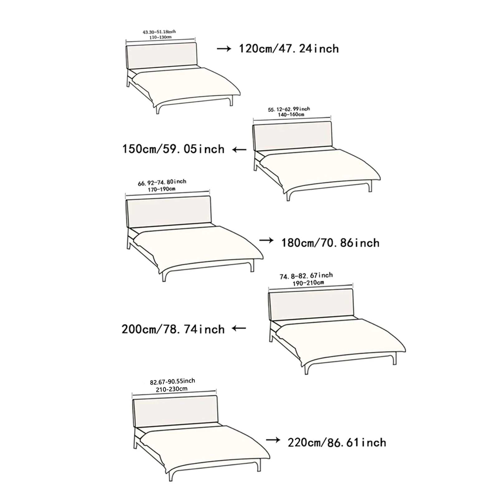 1 PC Leather Headboard Cover Triple Protection for Headboard water-proof scratch-resistant oil-proof Headboard Cover for Bedroom