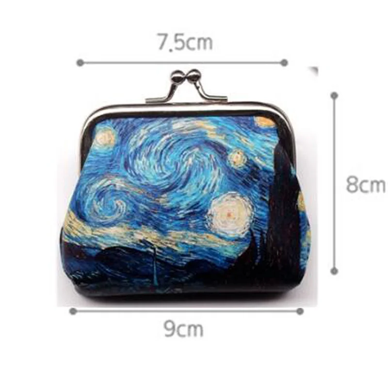 Fashion Pastoral Coin Purses Holder Women Mini Change Wallets Girl Money Bag Coin Bag Children Zipper Small Pouch Key Pockets