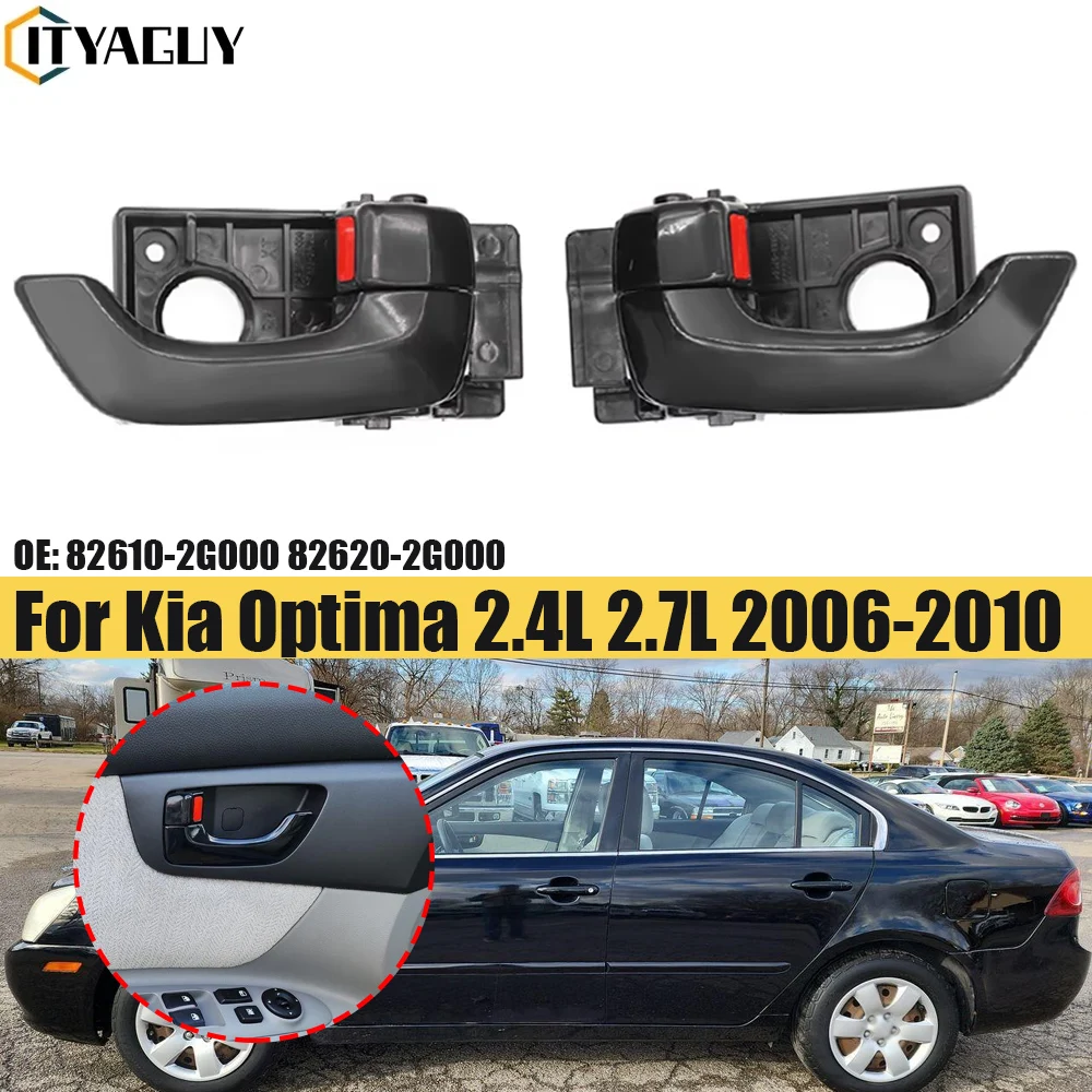 Auto Innen Türgriff Vorne Hinten Links Rechts Fit Für Kia Optima 2,4 L 2,7 L 2006-2010 82620-2G000 82610-2G000 Innen Zubehör