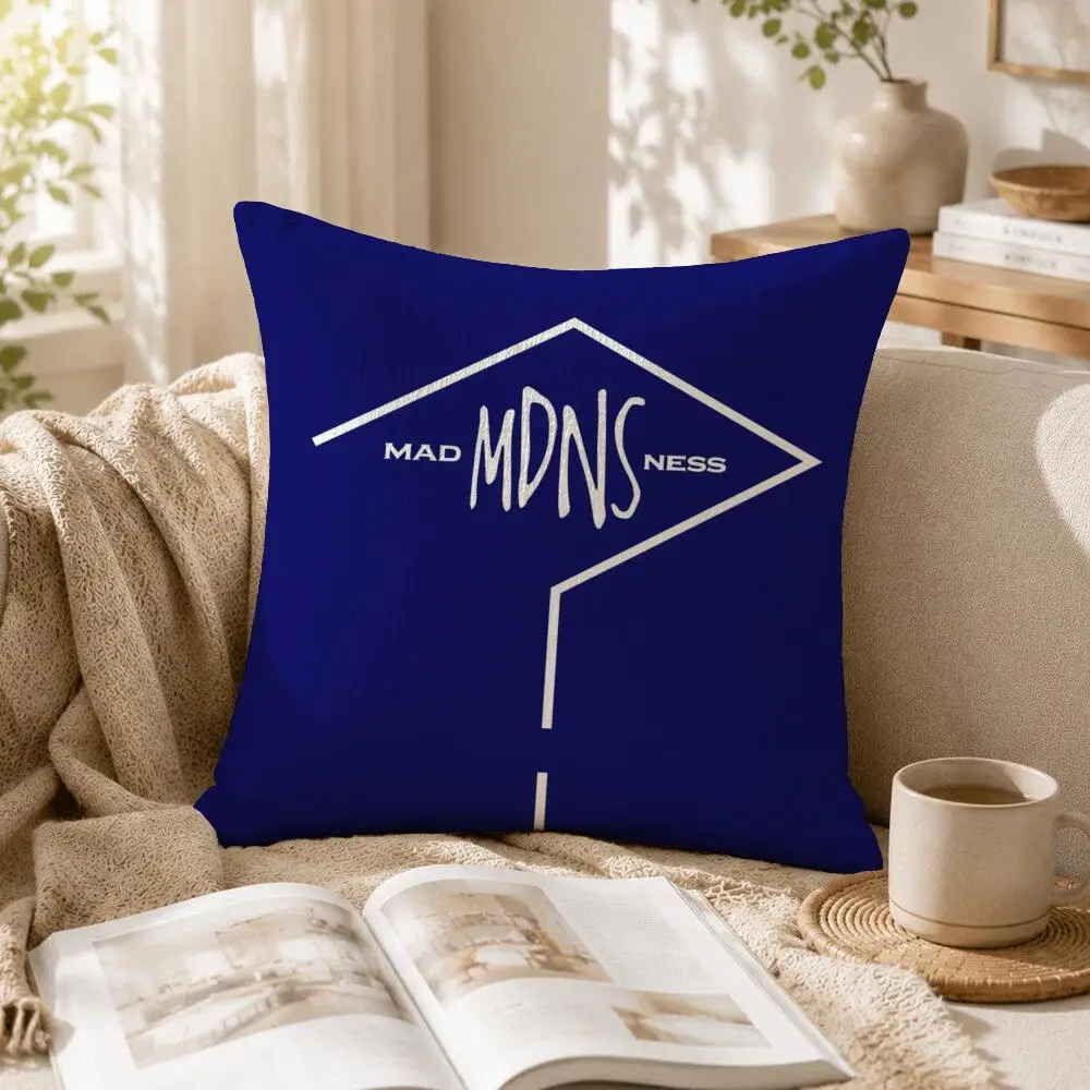 Brand Design M-Madness Cushion Cover Organic Linen Square Pillow Case Naturally Durable Hypoallergenic Gentle On Sensitive Skin