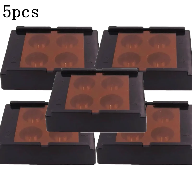 Dental Veneer Storage Box Mix Composite Resin Shade Light Case Membrane Teeth Patch Dentistry Retainer Shading Holder 1/3/5/box