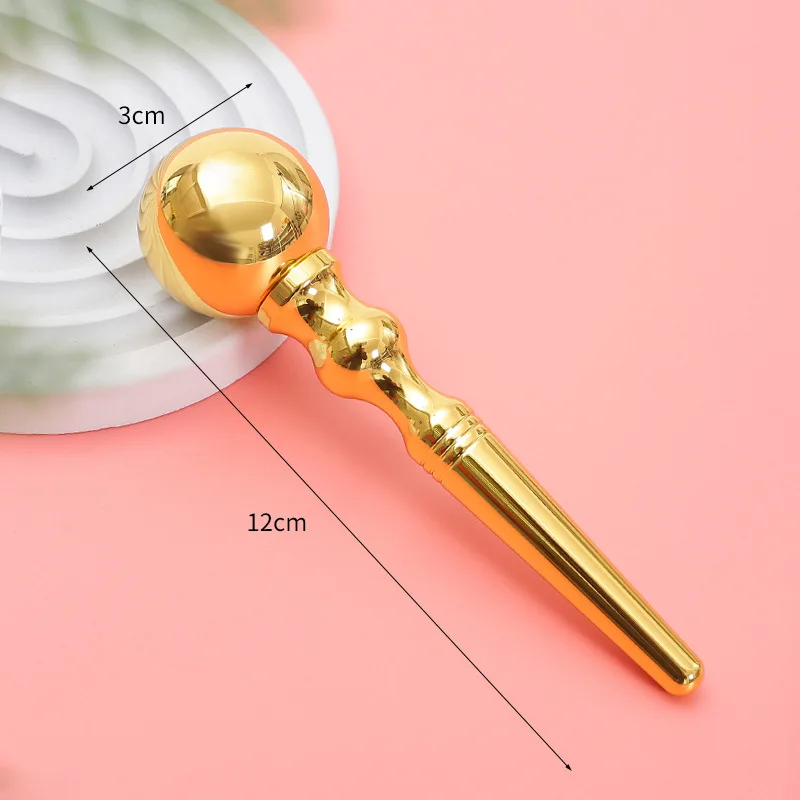 304 roestvrij staal Ice Wave Ball Roller Massage Stick Facial Beauty Stick Ice Comprimeren Oogmassage Huidverzorgingstool