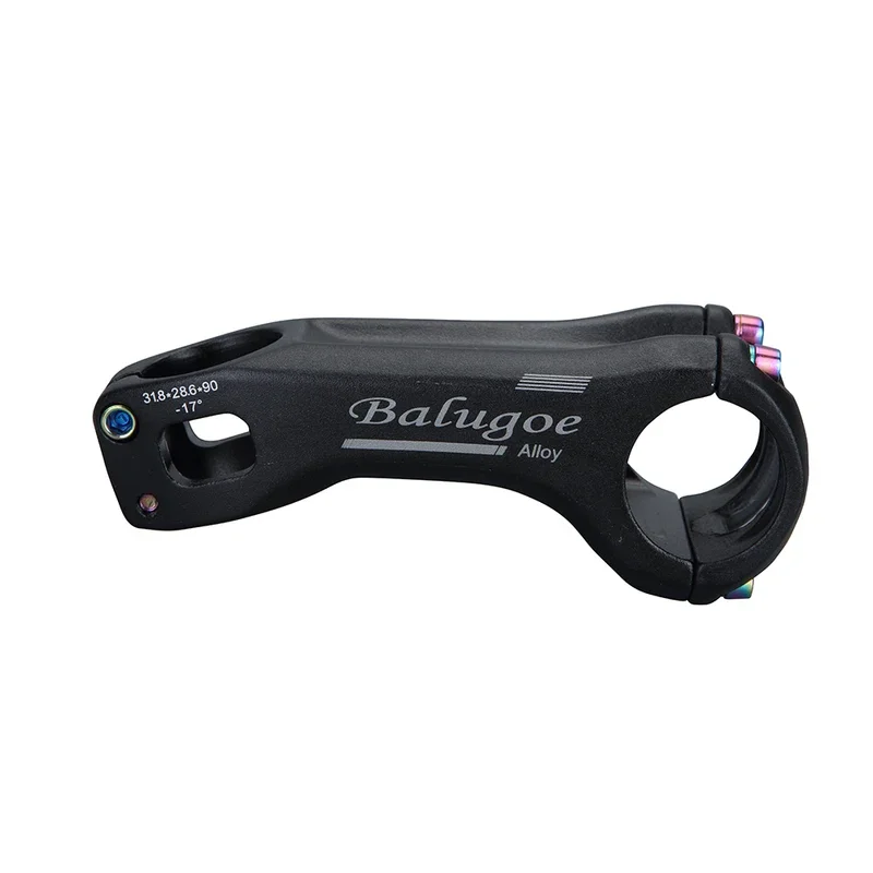 Bicycle Stem 3D Forging High Strength Mountain Bike Stem -17 Degree 70/90/mm Length for AM/FR/DH 31.8mm Handlebar