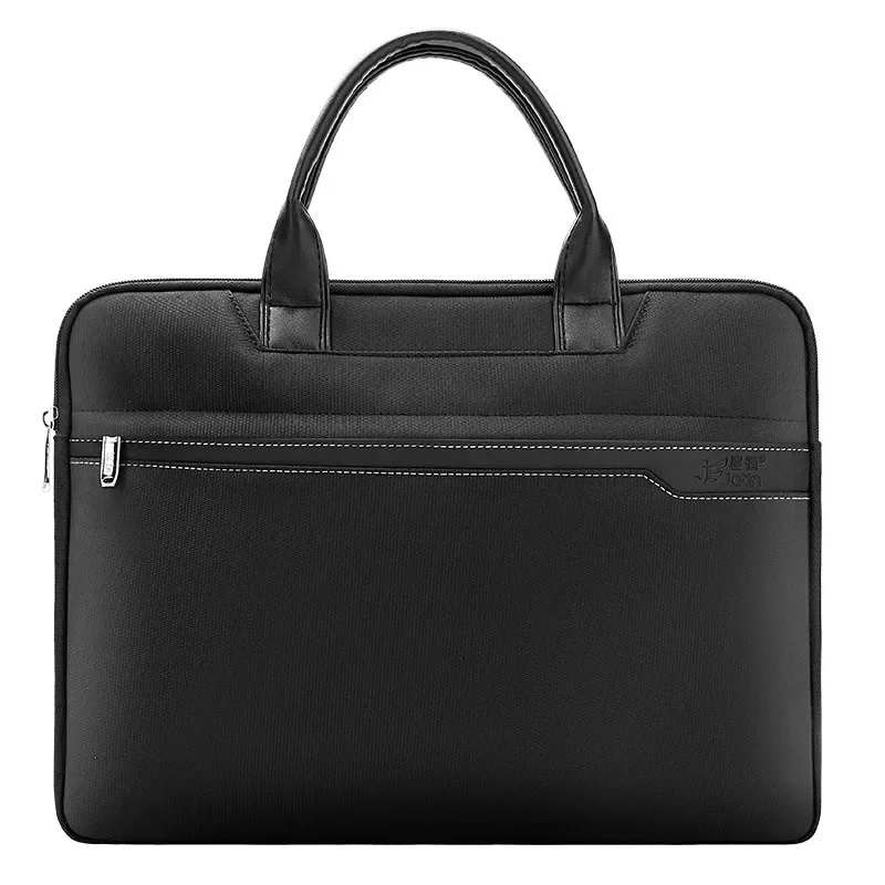 Laptop Bag Briefcase Simple Business Bag Conference Office Document Bag Canvas Waterproof Document Bag Document Bag A4