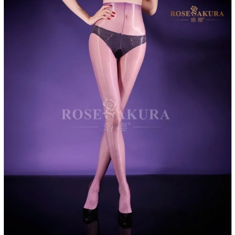 

Sexy Women Elastic High Waist Glossy Shiny Sockings Sheer See Through Tights Stockings Dance Shaping Pantyhose Fashion Ootd