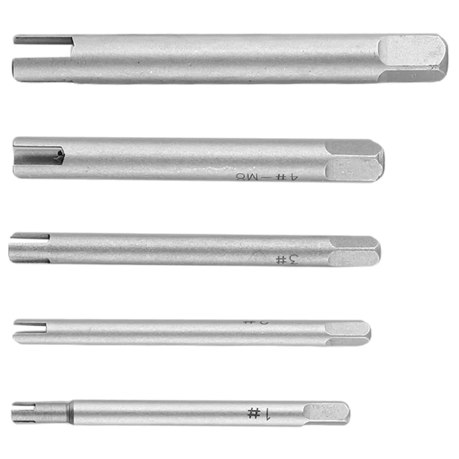 Tool Parts Broken Tap Extractor 5Pcs High Efficiency High Quality Wider Application M10 M8 Tool Parts Alloy Steel