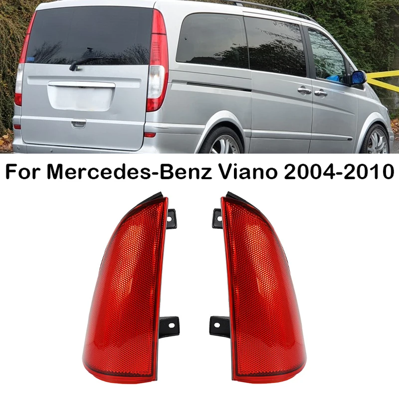 For Mercedes-Benz Viano 2004-2010 Rittal 2004-2015 Car Rear Bumper Tail Light Upper Triangle Light Decoration Light Tail Lamp