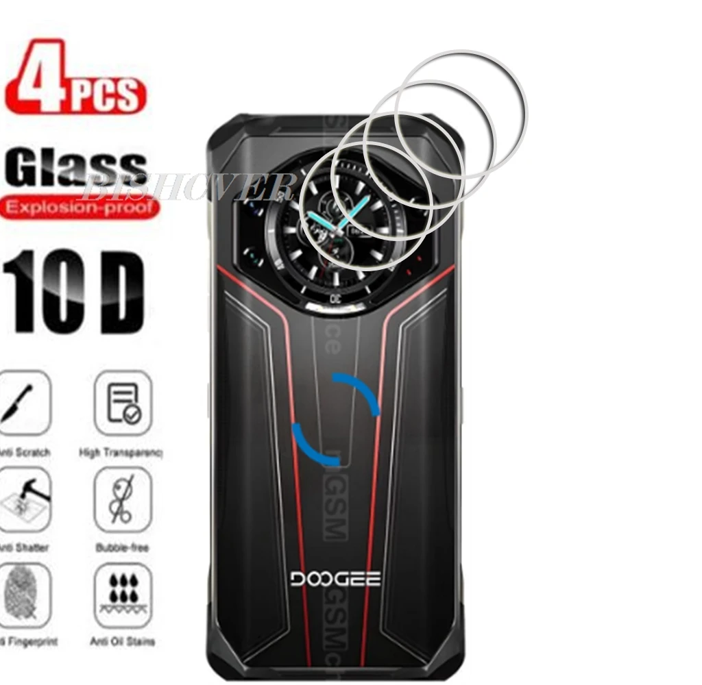 4 шт., стекло для объектива камеры для Cubot KingKong AX 6,58 дюйма CubotKingKongAX, защитная пленка для экрана, защитная пленка для объектива камеры