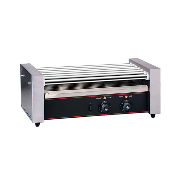 7 Rollers Hot Dog Grill Sausage Grill Machine RG-07S