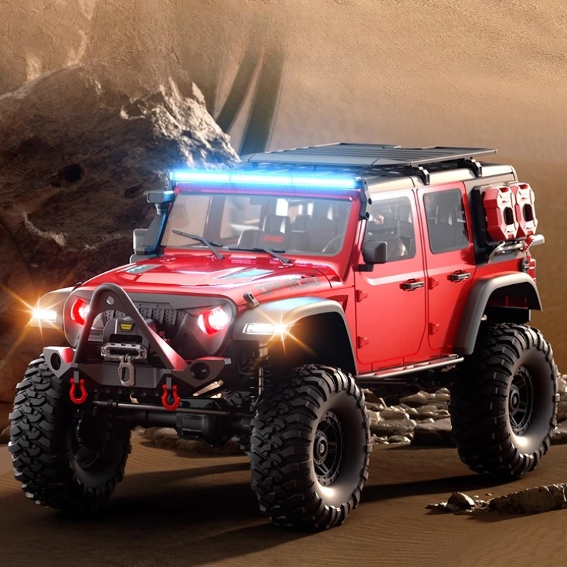R1011 RC Climbing Car 1/10 Professional Simulated Climbing Off-road Vehicle Electric Remote Control Model Car with Light Toy