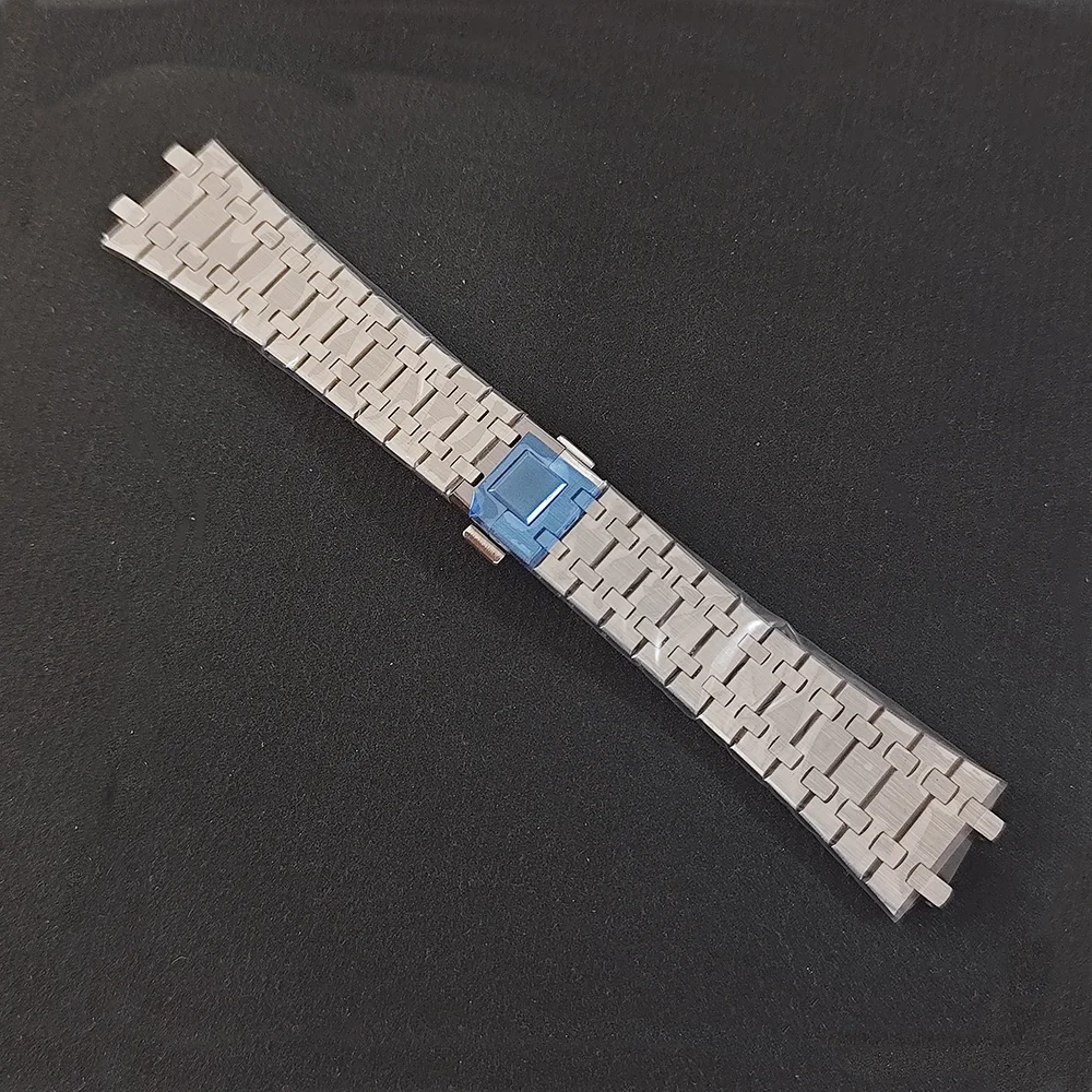 

26MM Watch Band 316L Stainless Steel Suitable For 41MM AP Men‘s Watch Octagon Case Strap Replace Accessories Luxury Part