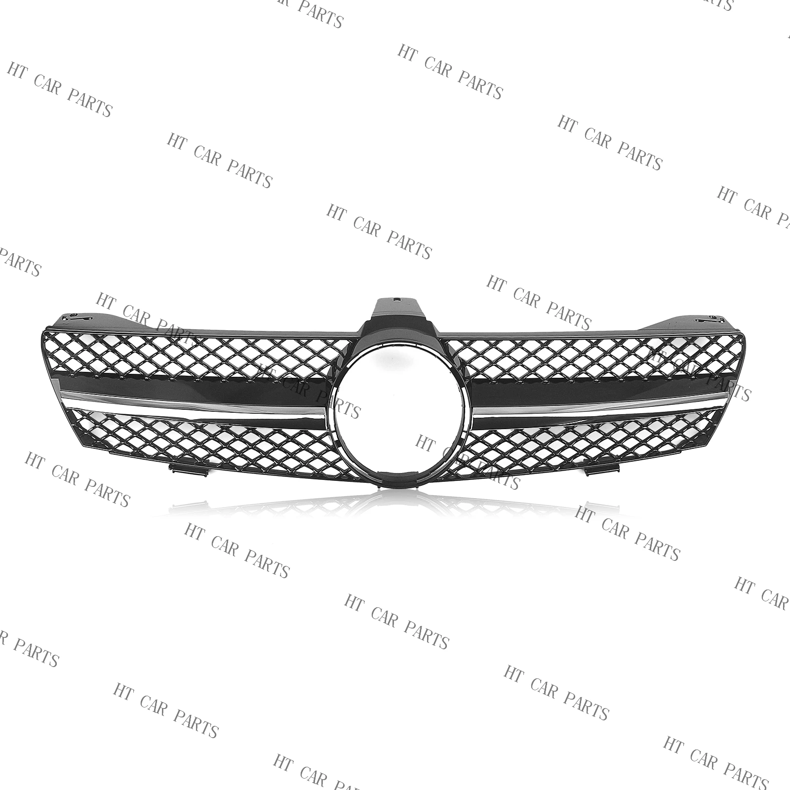 For Mercedes-Benz CLS-Class W219 CLS350 CLS500 CLS550 CLS55 CLS63 AMG 2005-2008 1 PCS Black AMG Style Front Bumper Grille Cover