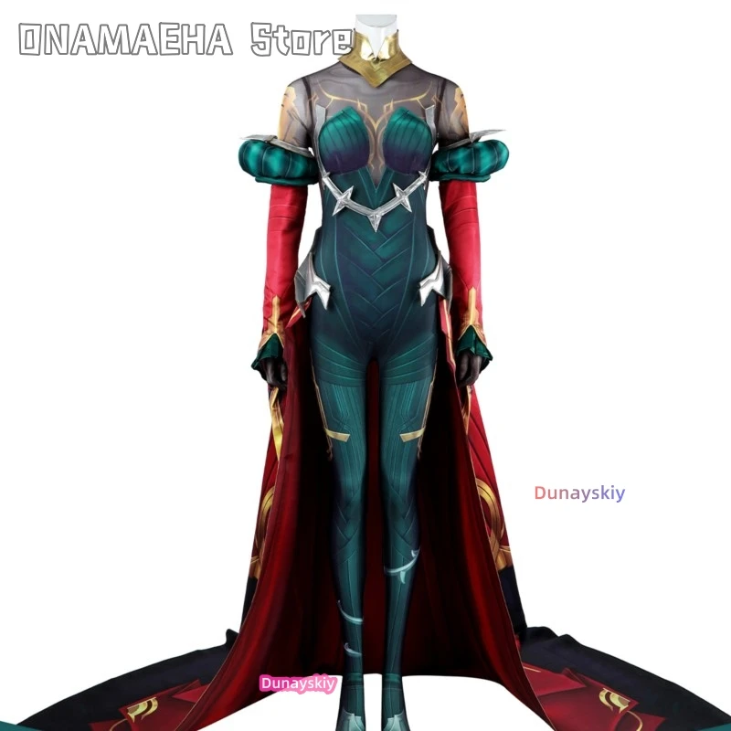 

Мелин스프레 Костюм LOL Женщина Маскировка Хэллоуин Карнавал Ролевые Игры Вечерние Комбинезоны Серьги Наряды コス Rosen 10.00”