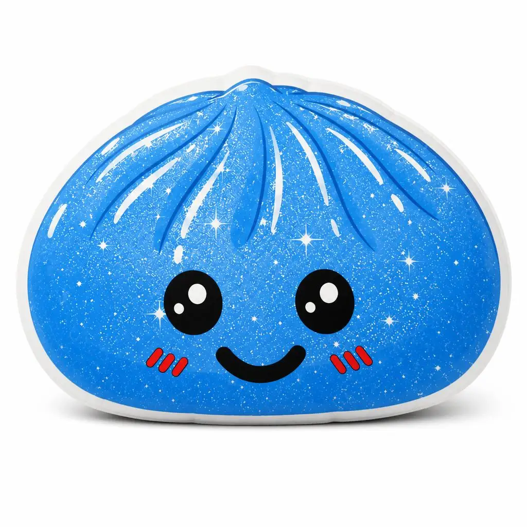 Dumpling Kawaii Cute Food Galaxy Foodie Plush Pillow Cushion Irregular Stuffed Throw Pillow Home Decor Gift Sofa Bed Couch