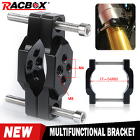 17-54mm Motorcycle Fork Tube Handlebar Bracket Pressure Code Stent Spotlight Headlight Aluminum Mounting Clamp Accessories