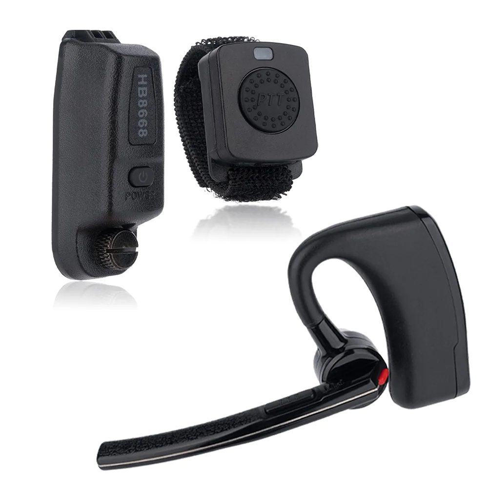 

Walkie Talkie Bluetooth Adapter (M7 Connector) - Bluetooth 5.2 Battery-Free 10m Range with Remote PTT