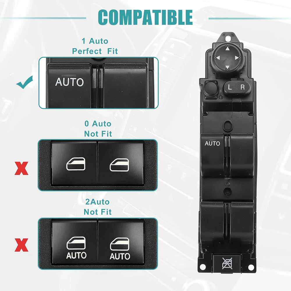 For Mazda 2 M2 2007 2008 2009 2010 2011 2012 2013 Electric Power Master Window Switch Lifter Control Button DF73-66-350B