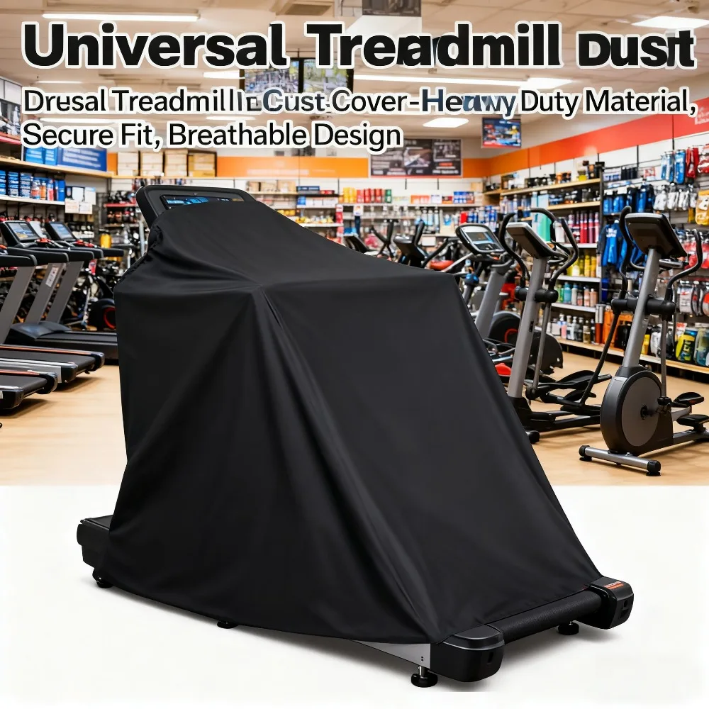 Universal Treadmill Cover, Waterproof for Home Gyms, Folding Treadmill Dust Protector, Multiple Sizes