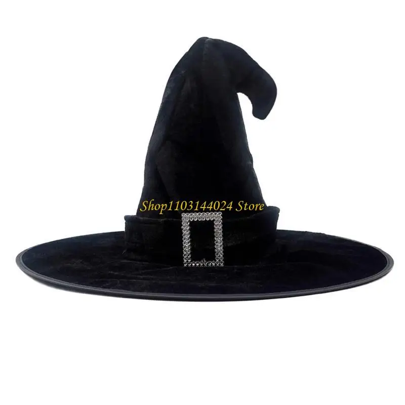 N5KE Skin-friendly Witch Hats Handmade for Halloween DIY Hair Accessories Crafts Halloween Carnival Party Supplies