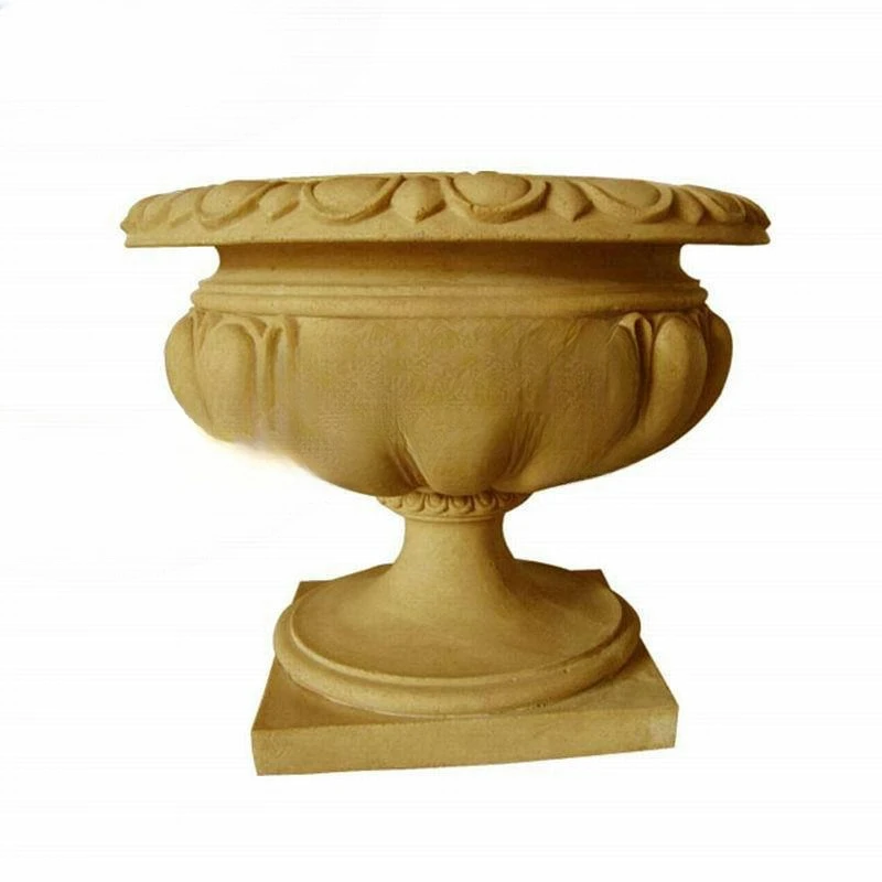Cement flower pot, outdoor planting tank at the sales office, European sculpture ornament at the gate of the community
