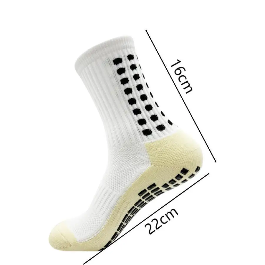 Men Anti-Slip Football Socks Soft Breathable Sports Socks Running Cycling Hiking Soccer Socks