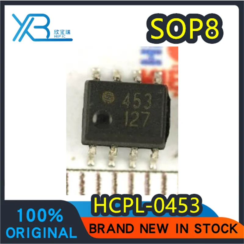 

(10/50 pieces) HCPL-0453-500E HCPL-0453 0453 453 SOP8 New Single Channel High Speed Optocoupler Chip Spot
