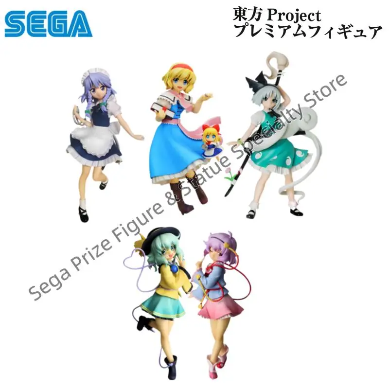 В наличии: Оригинальный набор для сборки модели Sega (Garage Kit) — персонажи аниме Touhou Project: Изайо, Сакуя, Алис, Маргатрайд — фигурка-статуэтка