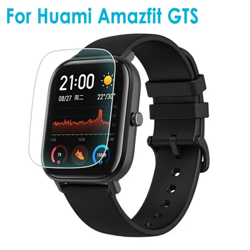 1~20PCS Nano Screen Protective Film For Huami Amazfit GTS HD Clear Full Cover Protector Glass Smart Watch Accessories