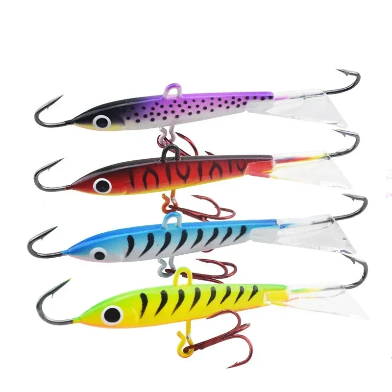 

1Pcs Colorful Balancers Lures 82mm 18g Quality Winter Ice Jig Fishing Lure VIB Artificial Fake Bait Leurre Balancer