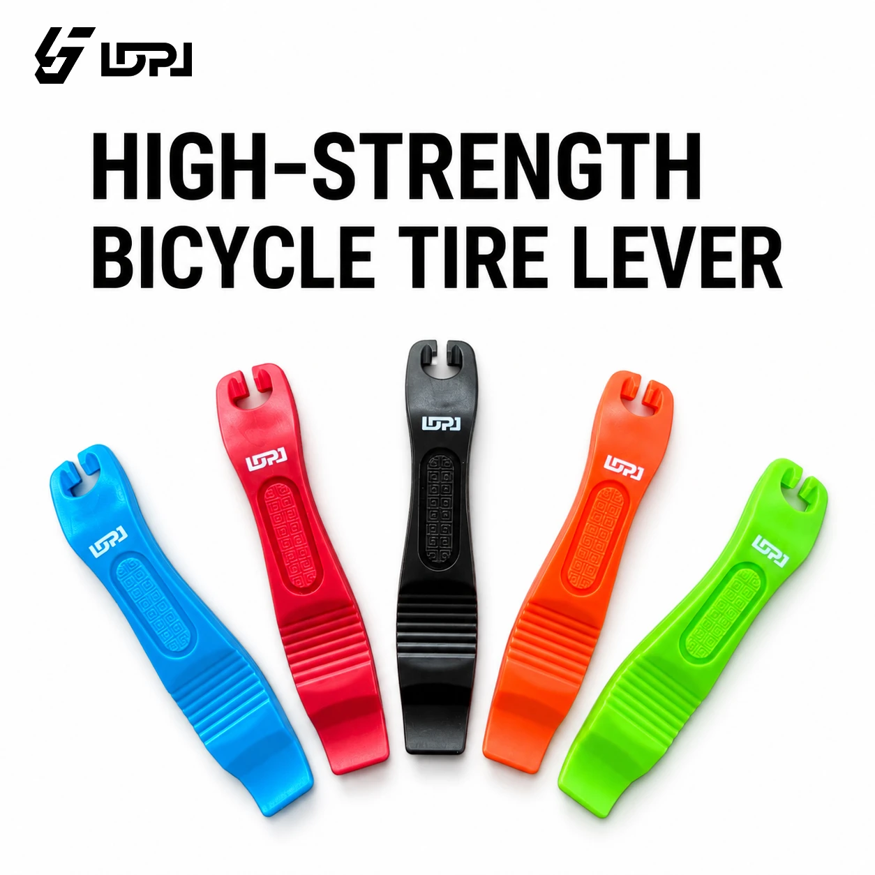 LDPJ multi-color bicycle tire bar, high strength/toughness/easy storage, with spoke hook design