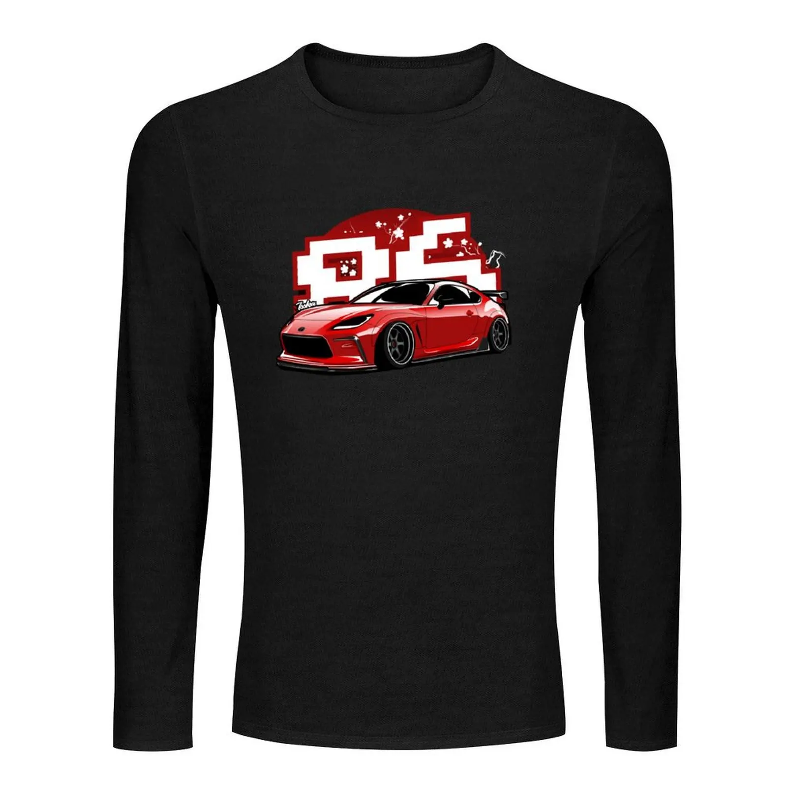 GR86 Widebody Silver Long T-Shirt Aesthetic clothing mens t shirts