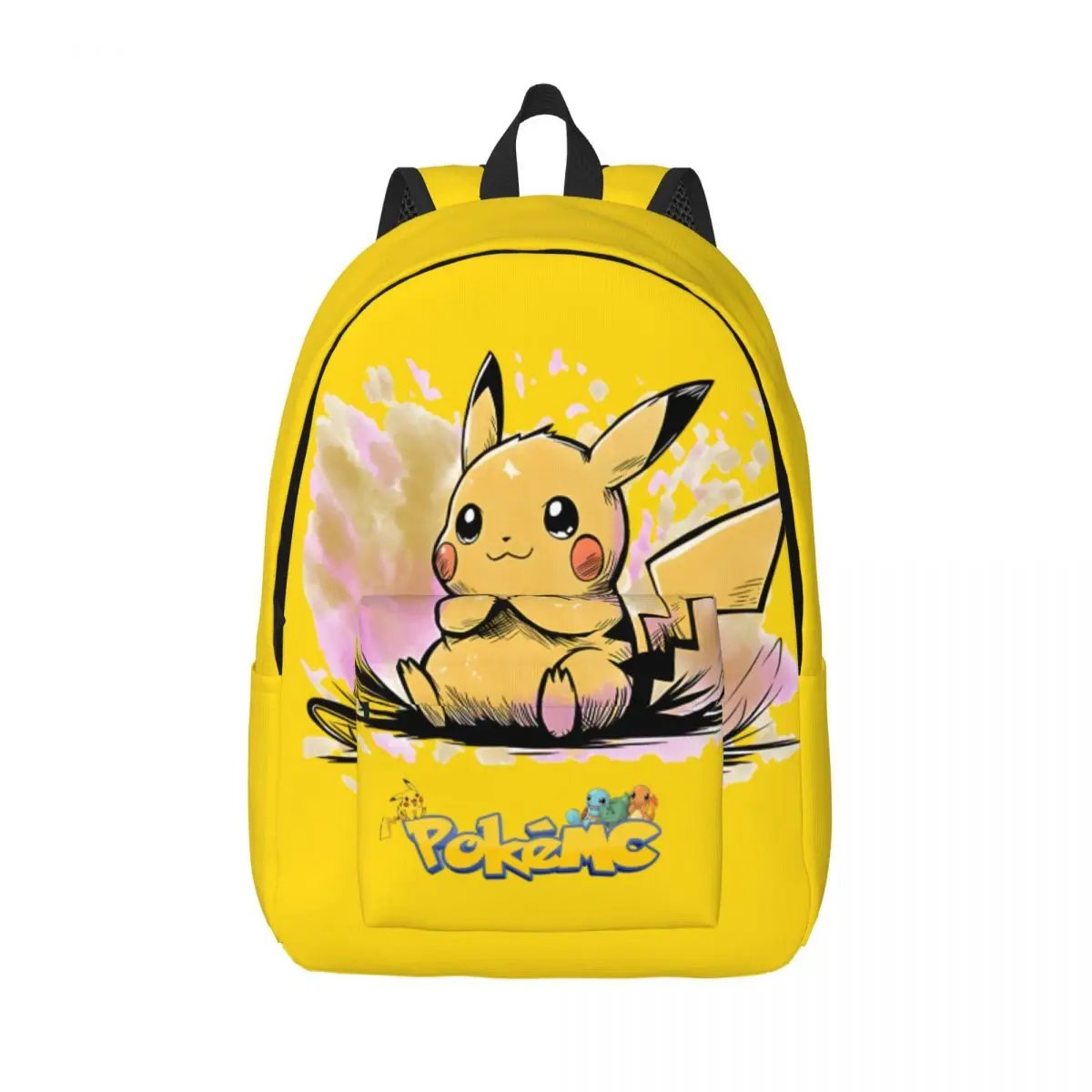 Solid Japanese Cartoon Game Pokemon Daypack Outdoor Sturdy Shoulder Pikachu Grils Knapsack Gift