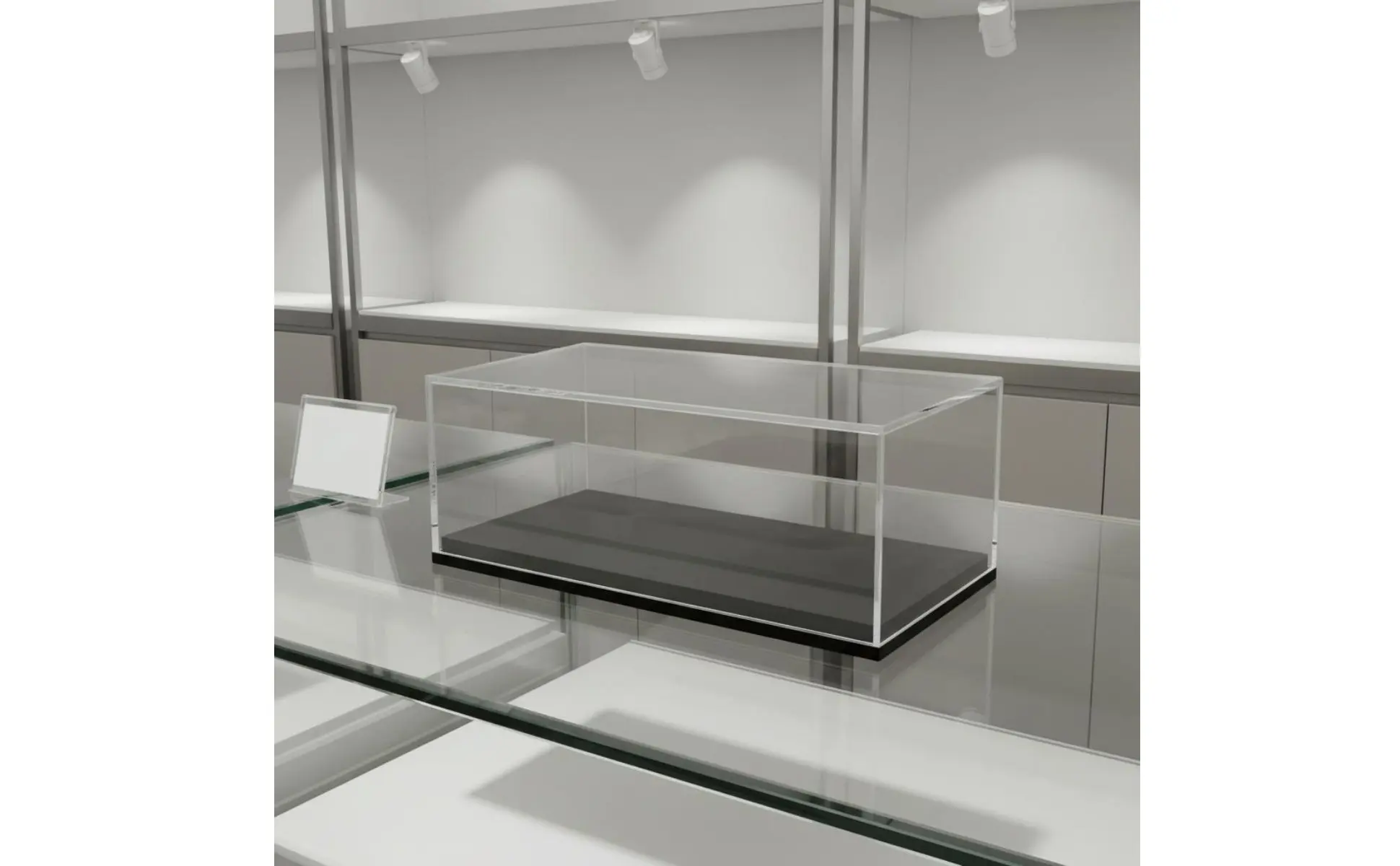 1:43 Car Display Case Dustproof Model Car Display Case Transparent Model Box Single Piece-Piece Molded No Assembly for Desk