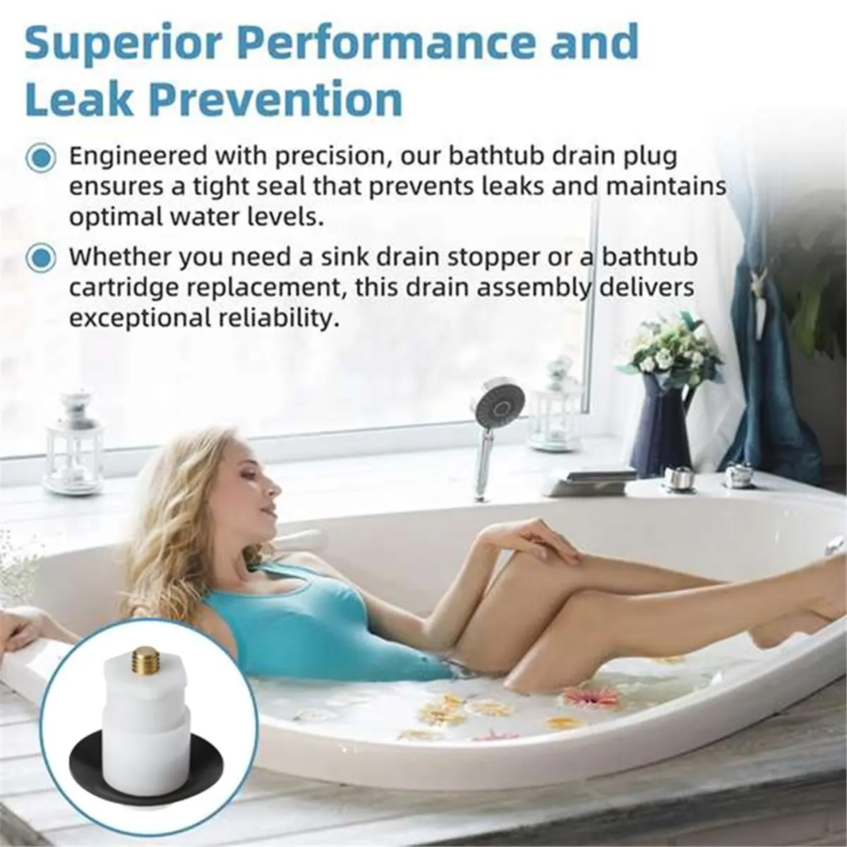 Rank! Bathtub Drain Stopper Cartridge Assembly for Kohler 1068204,for Kohler Bathtub K-7272 K-7271 K-7259 K-7265