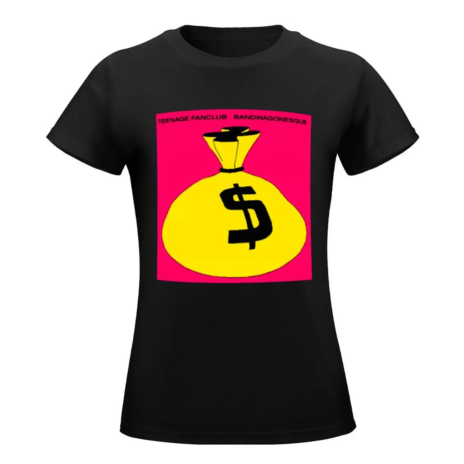 eenage Fanclub Bandwagonesque T-Shirt vintage clothes hippie clothes black t shirts for Women
