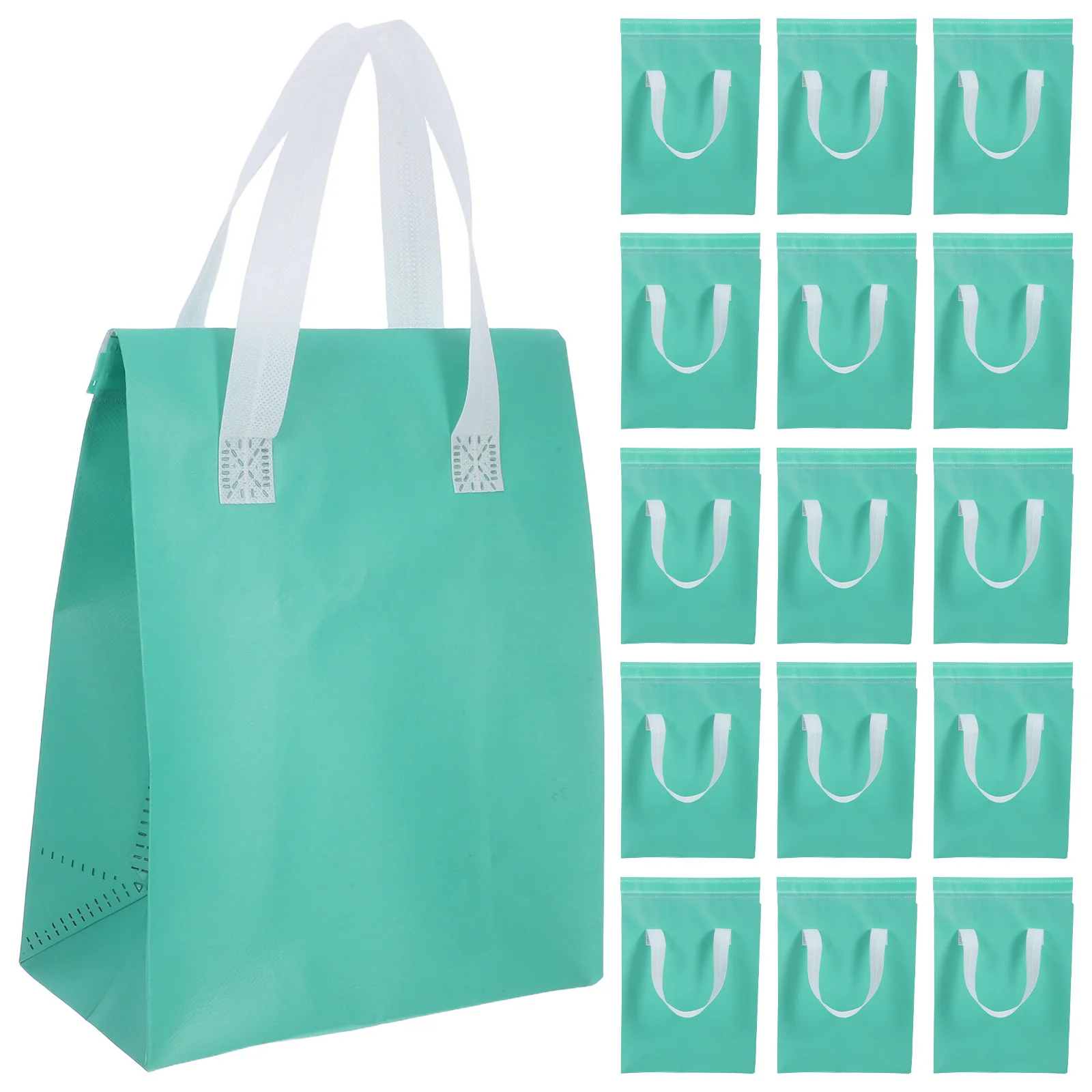 

50Pcs Thermal Insulation Food Bags Aluminum Foil Lining Sealable Pouches for Bbq Milk Tea Seafood Outdoor Dining Travel Reusable